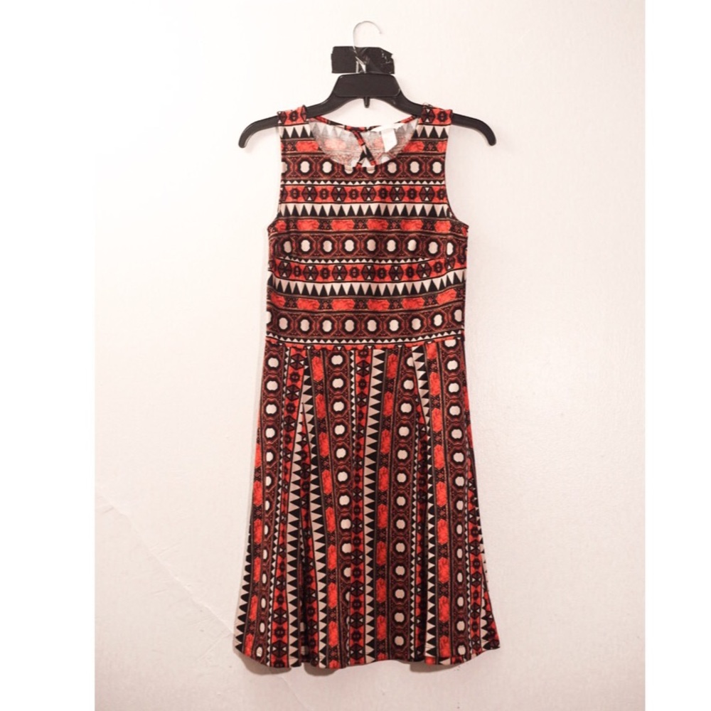 H&M Aztec / Tribal Print Midi Dress
